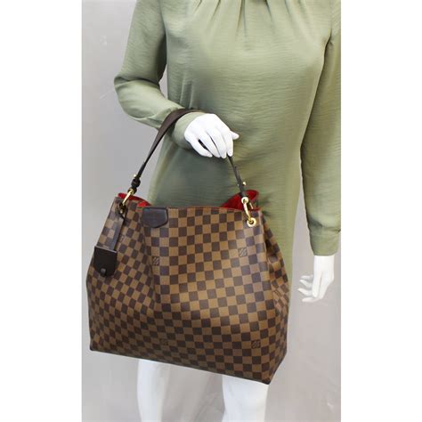 LOUIS VUITTON Damier Ebene Graceful MM 